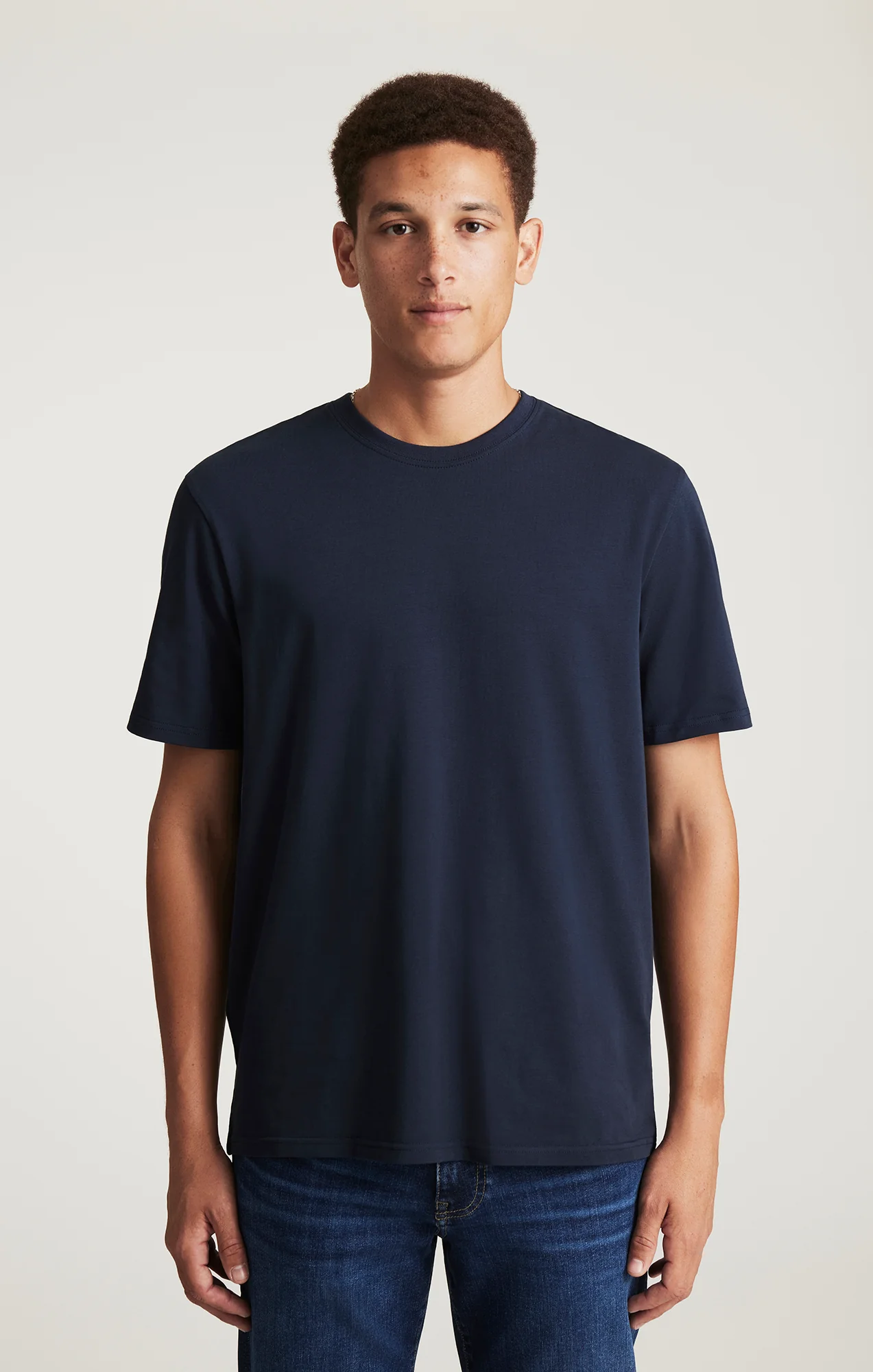 CREW NECK T-SHIRT IN TOTAL ECLIPSE
