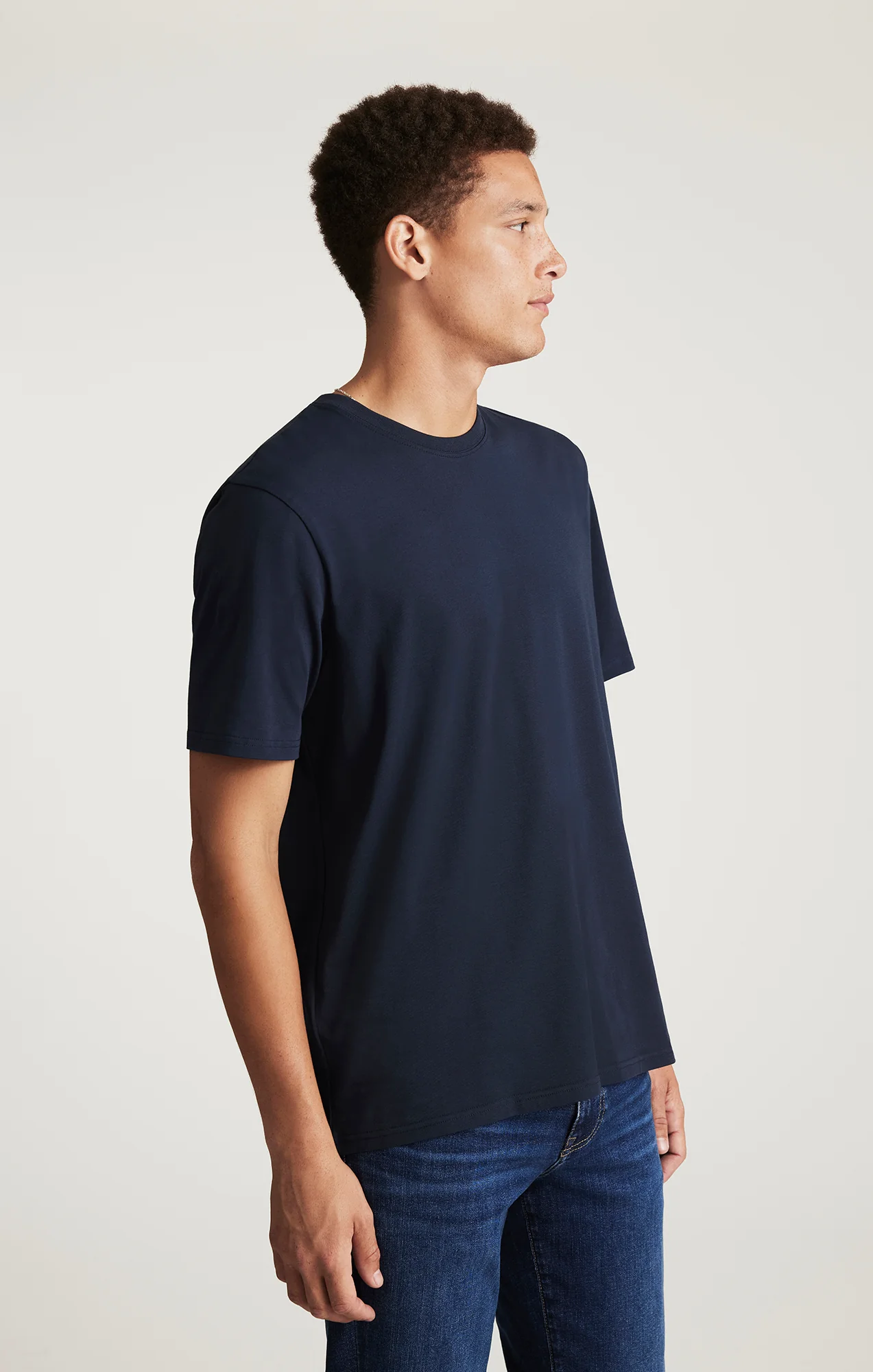 CREW NECK T-SHIRT IN TOTAL ECLIPSE - Image 2