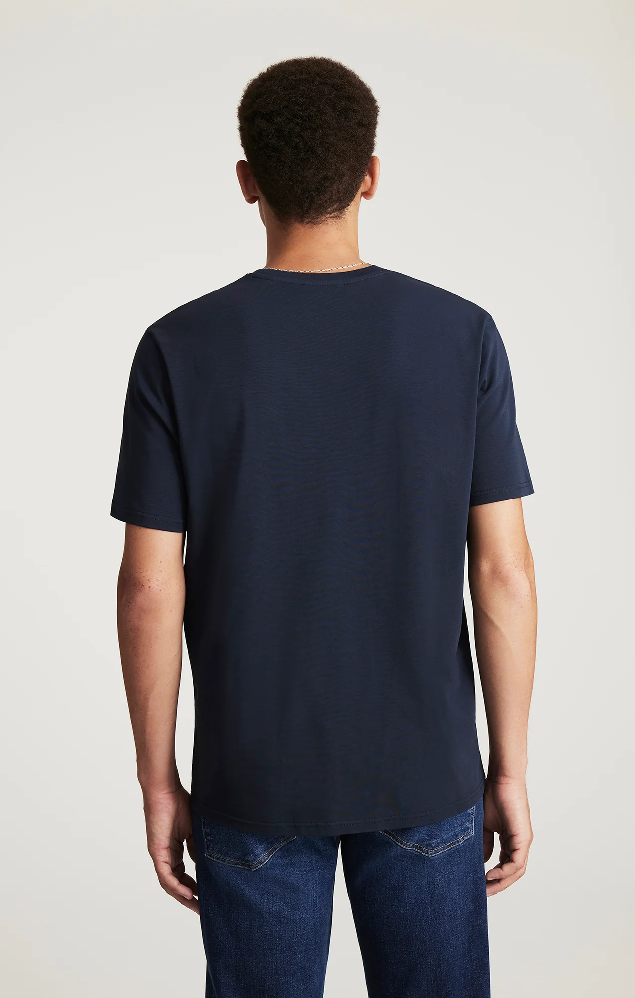 CREW NECK T-SHIRT IN TOTAL ECLIPSE - Image 3