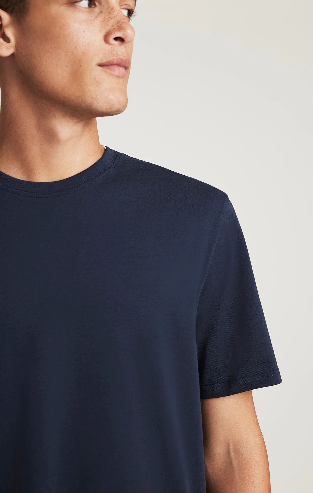 CREW NECK T-SHIRT IN TOTAL ECLIPSE - Image 5