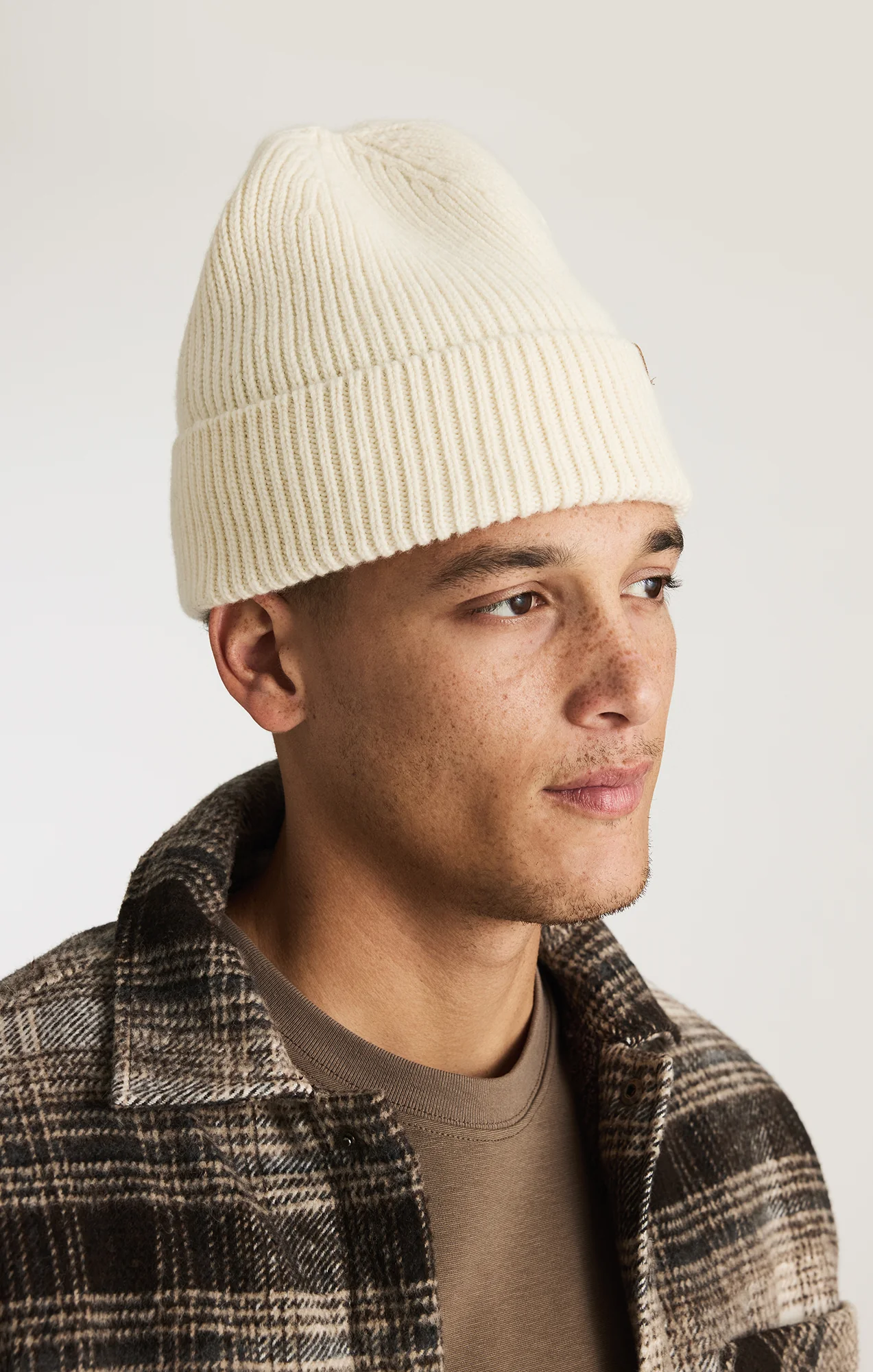 BEANIE IN ECRU - Image 2