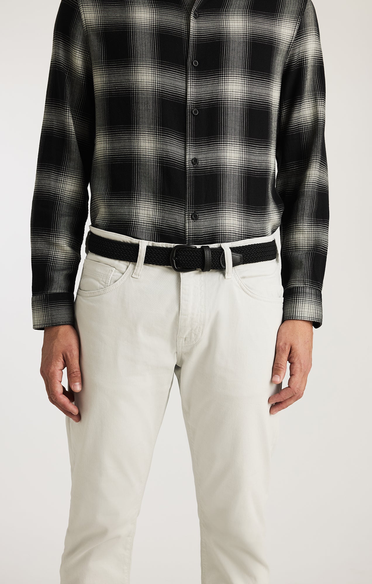 BRAIDED BELT IN BLACK - Image 2