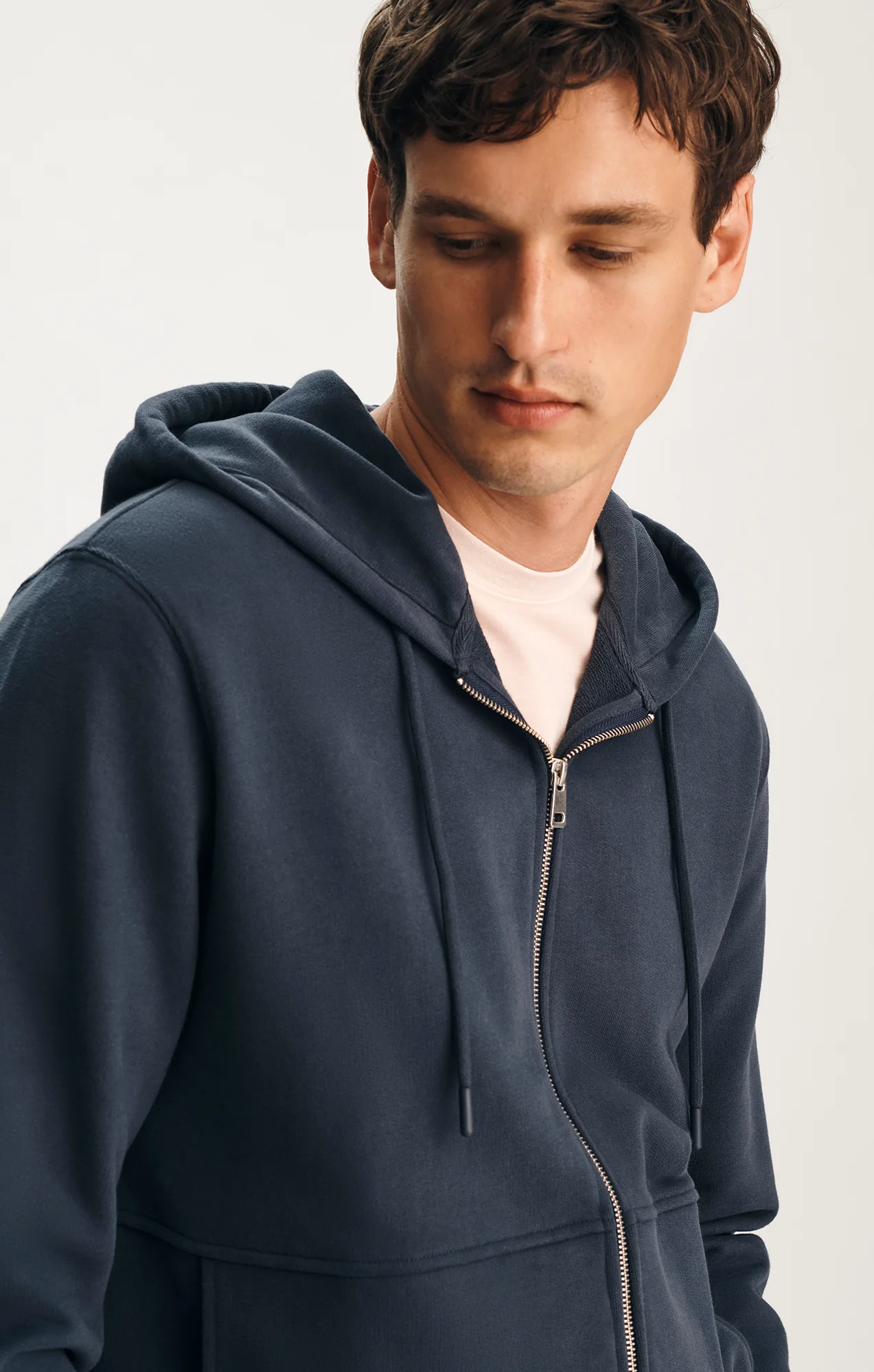 FULL ZIP HOODIE IN BLUE NIGHTS - Image 3
