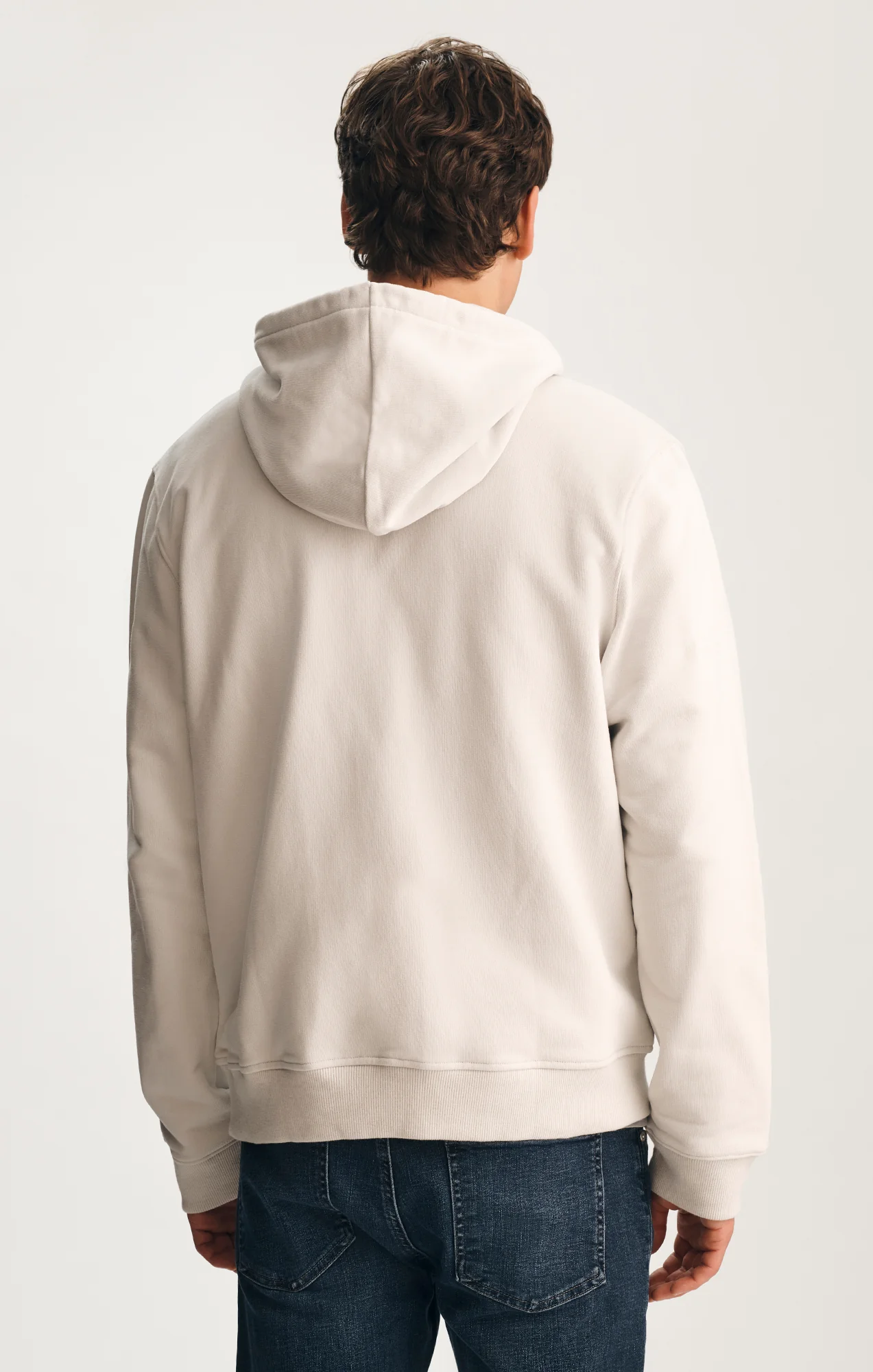 FULL ZIP HOODIE IN LUNAR ROCK - Image 2