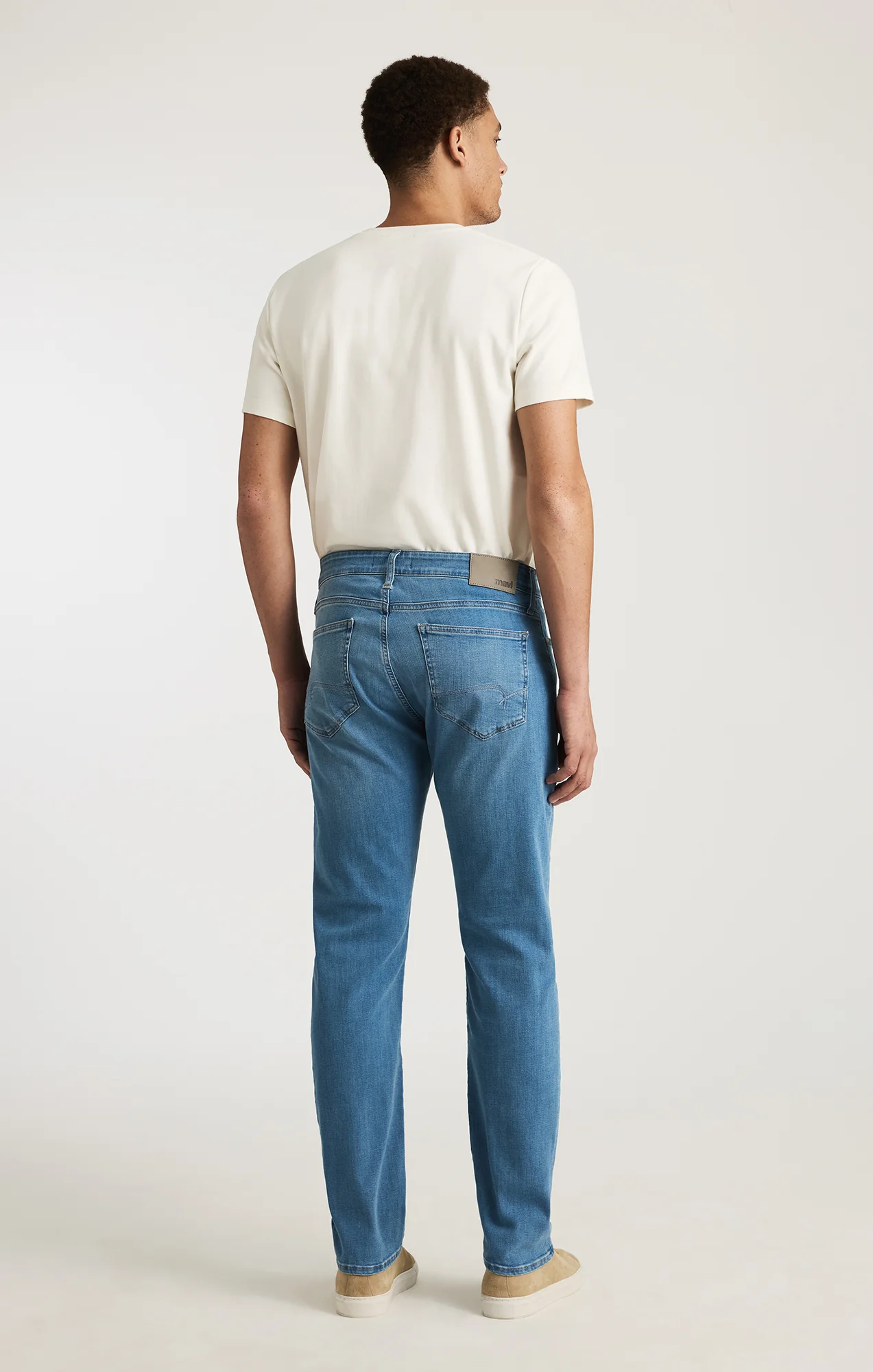 JAKE SLIM LEG IN LIGHT BRUSHED FEATHER BLUE - Image 3