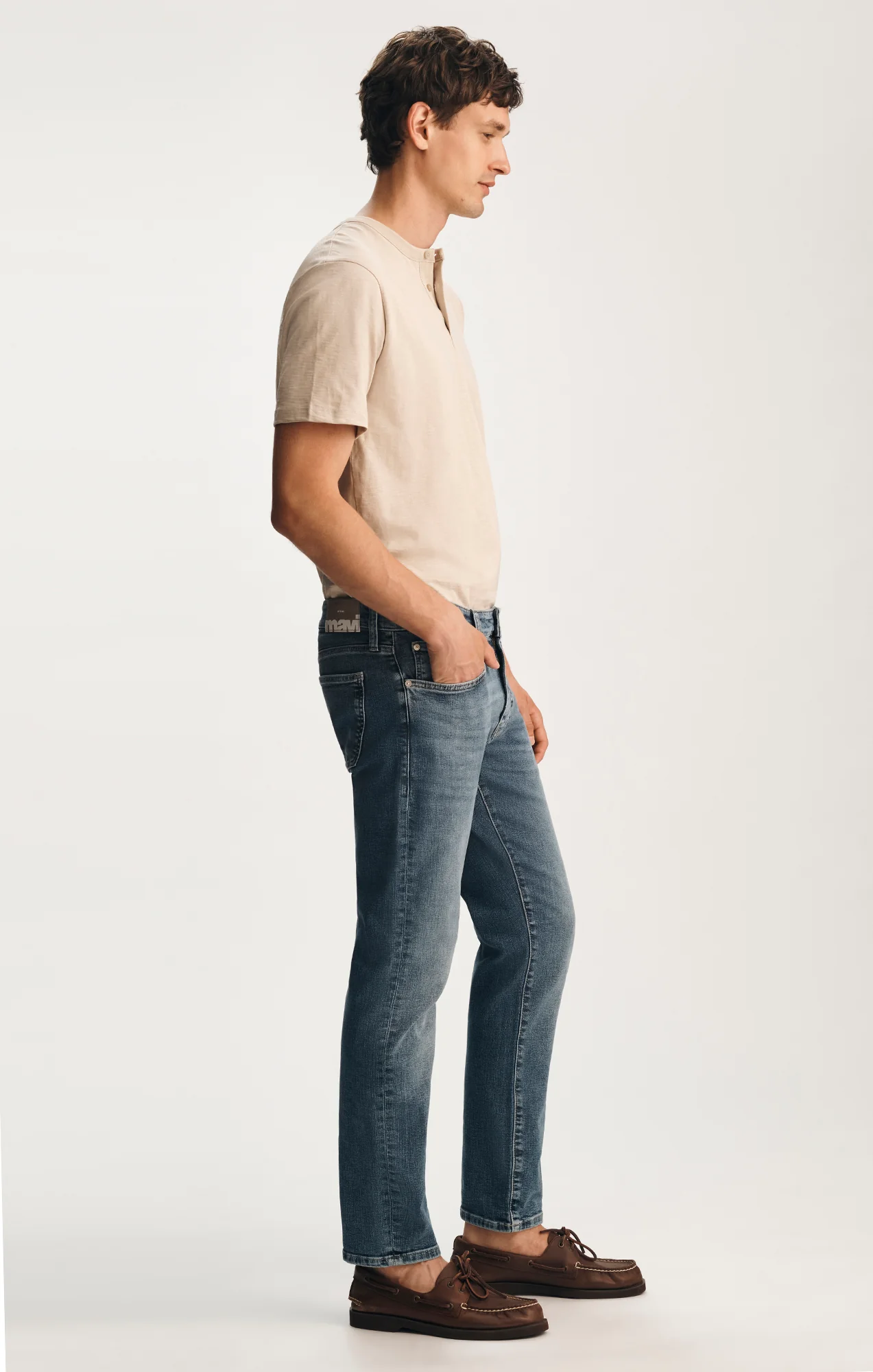 JAKE SLIM LEG JEANS IN DARK USED BRUSHED CLASSIC VINTAGE - Image 2