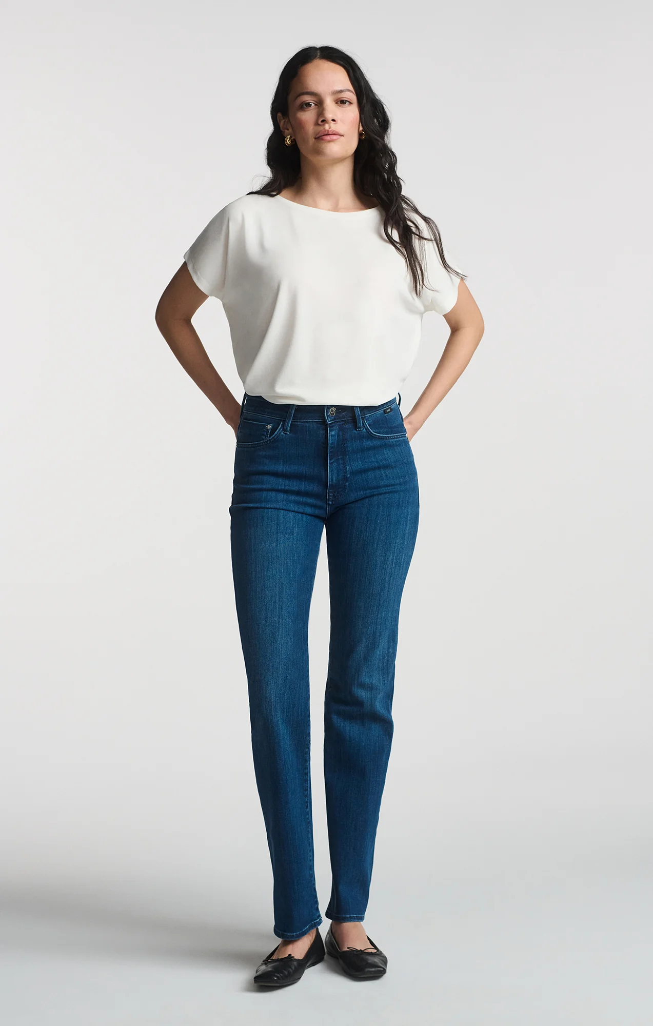 KENDRA STRAIGHT LEG JEANS IN MID SUPERSOFT - Image 6