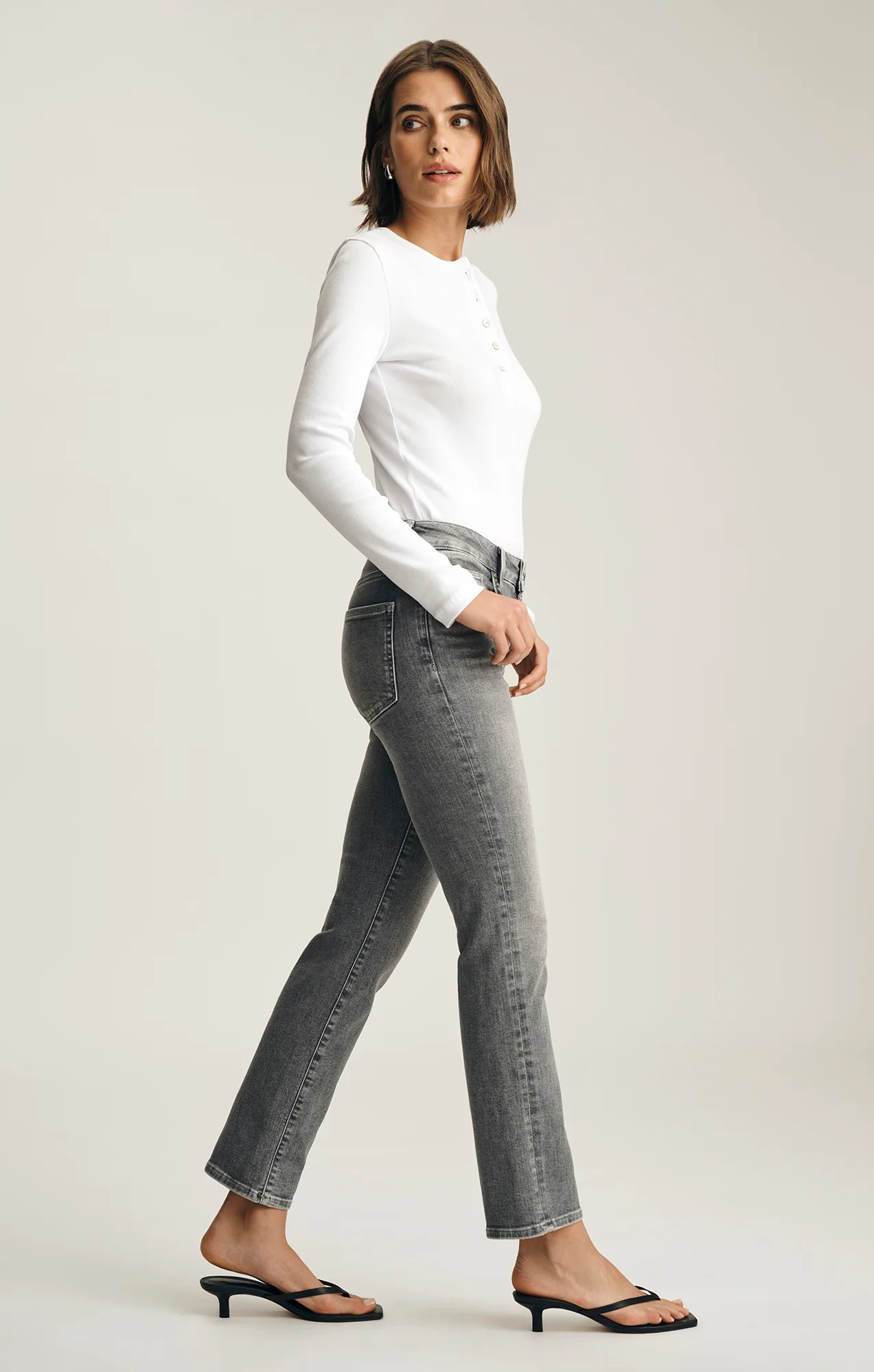 KENDRA STRAIGHT LEG IN GREY USED FLEX BLUE - Image 2
