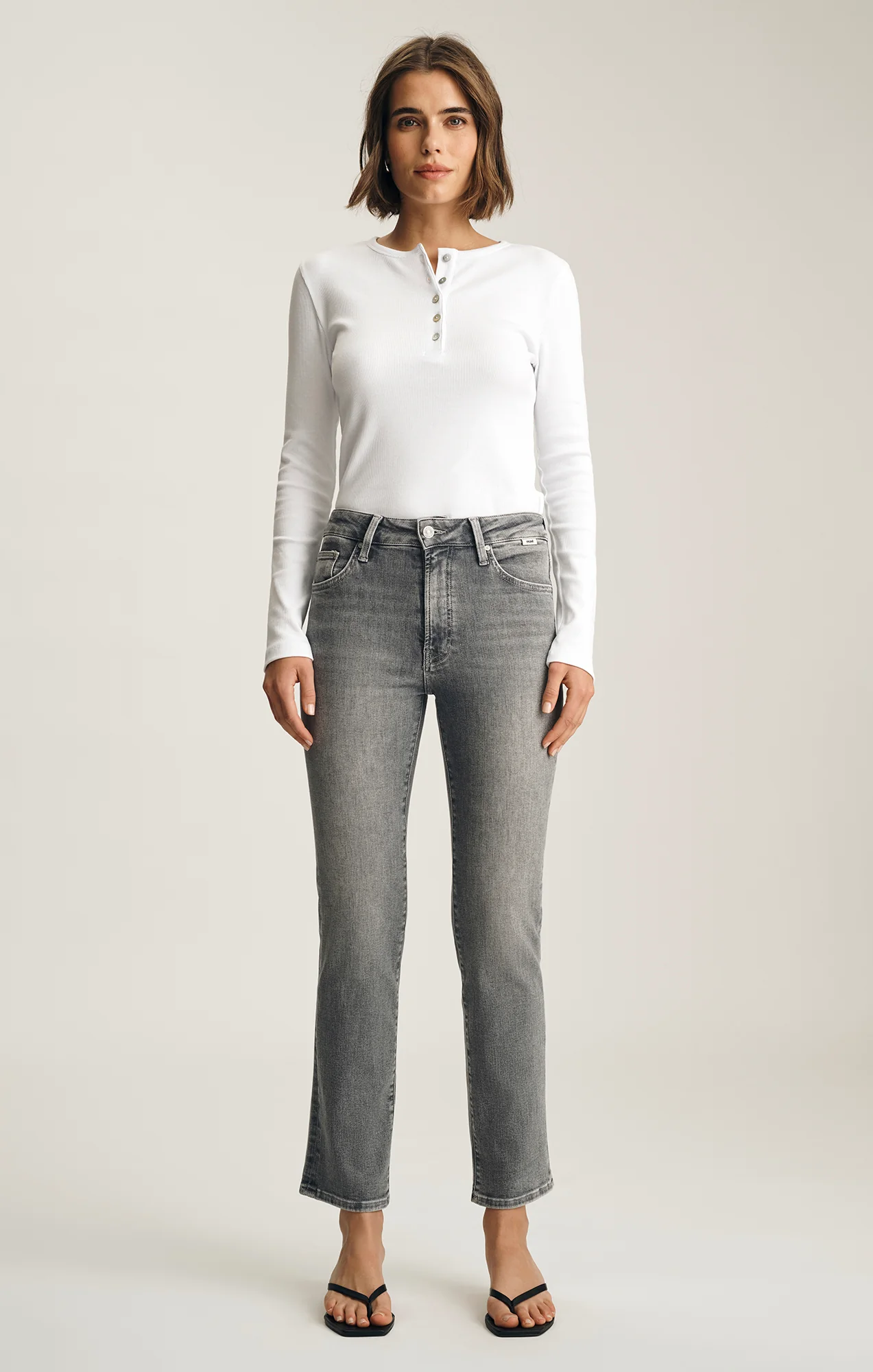 KENDRA STRAIGHT LEG IN GREY USED FLEX BLUE - Image 4