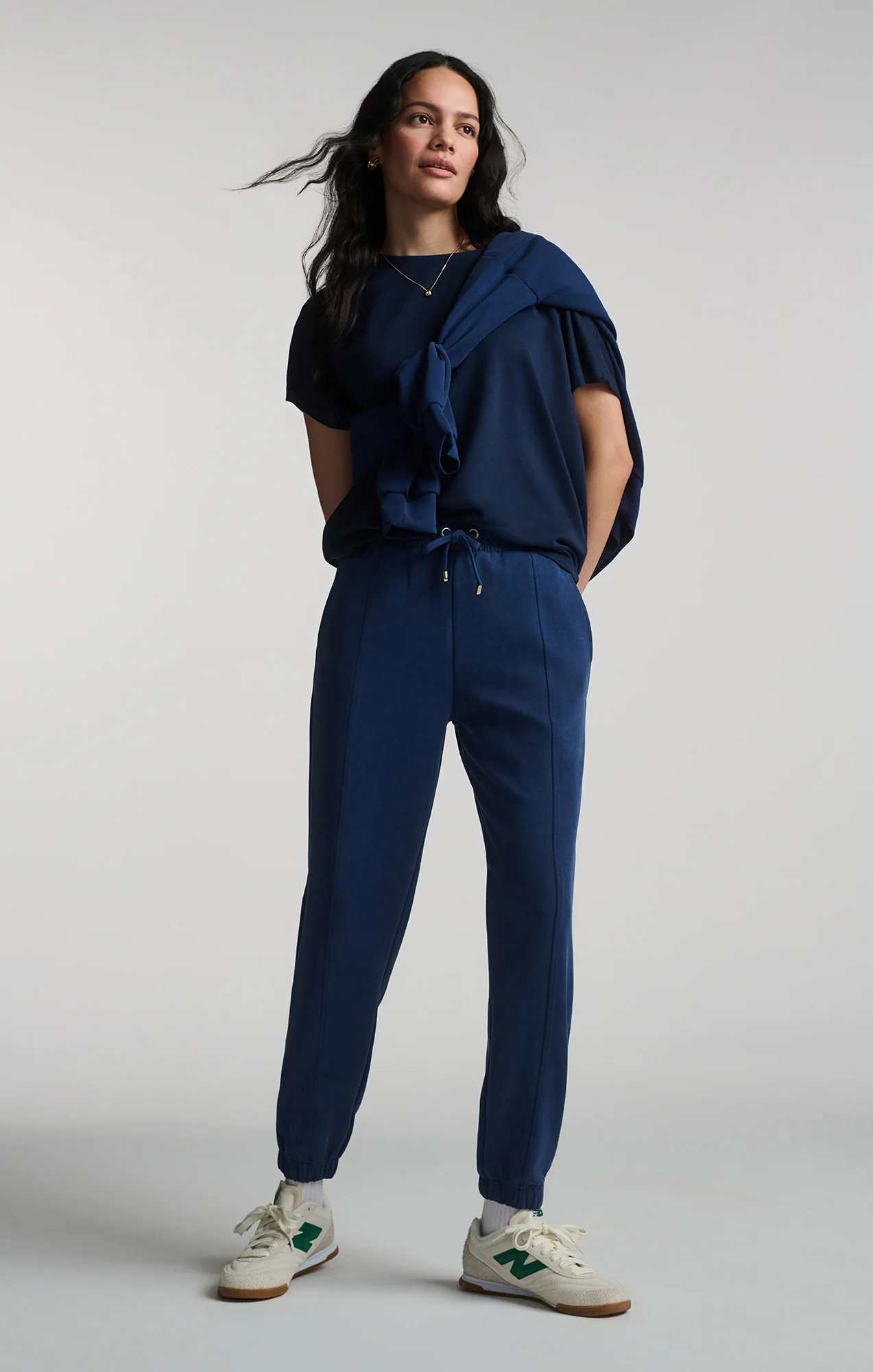 LUXE TOUCH TENCEL™ SWEATPANTS IN MEDIEVAL BLUE