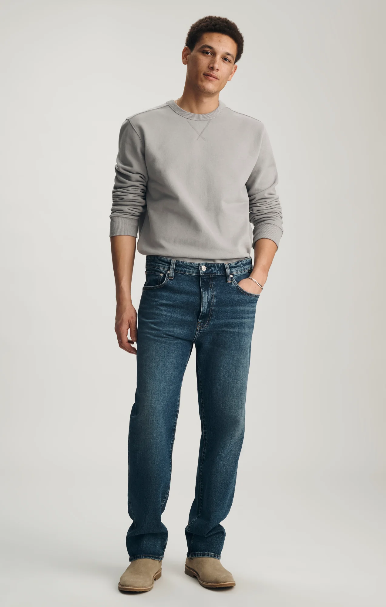 MARCEL LOOSE STRAIGHT LEG IN DARK USED CLASSIC BLUE