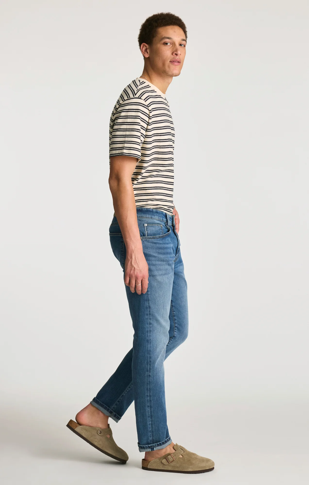 MARCUS SLIM STRAIGHT LEG IN MID VINTAGE SELVEDGE - Image 3