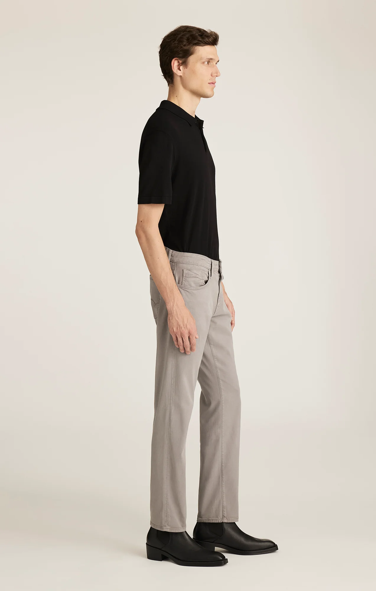 MARCUS SLIM STRAIGHT LEG IN SHARK LUXE TWILL - Image 2