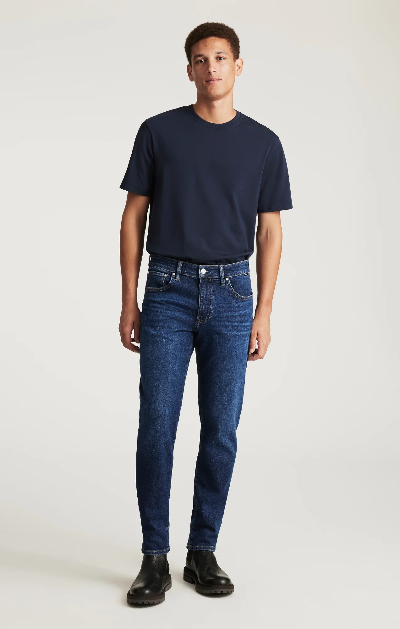 MARVIN RELAXED TAPERED LEG IN DARK BRUSHED CLASSIC VINTAGE
