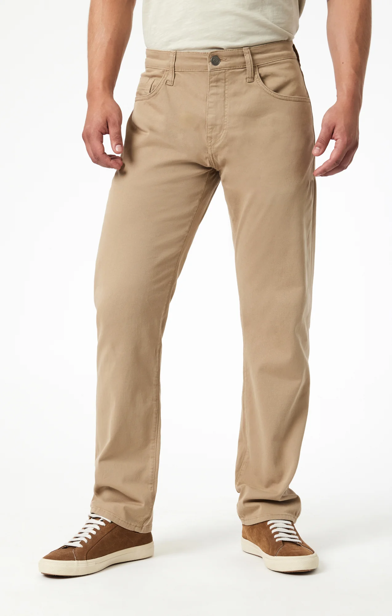 MATT RELAXED STRAIGHT LEG IN KHAKI CASUAL TWILL - Image 4