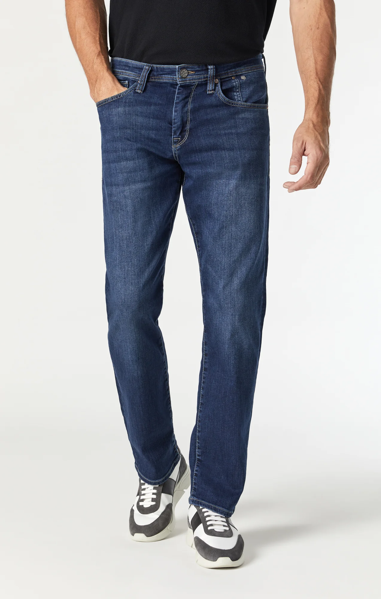 MATT RELAXED STRAIGHT LEG IN MID INDIGO COOPER - Image 5