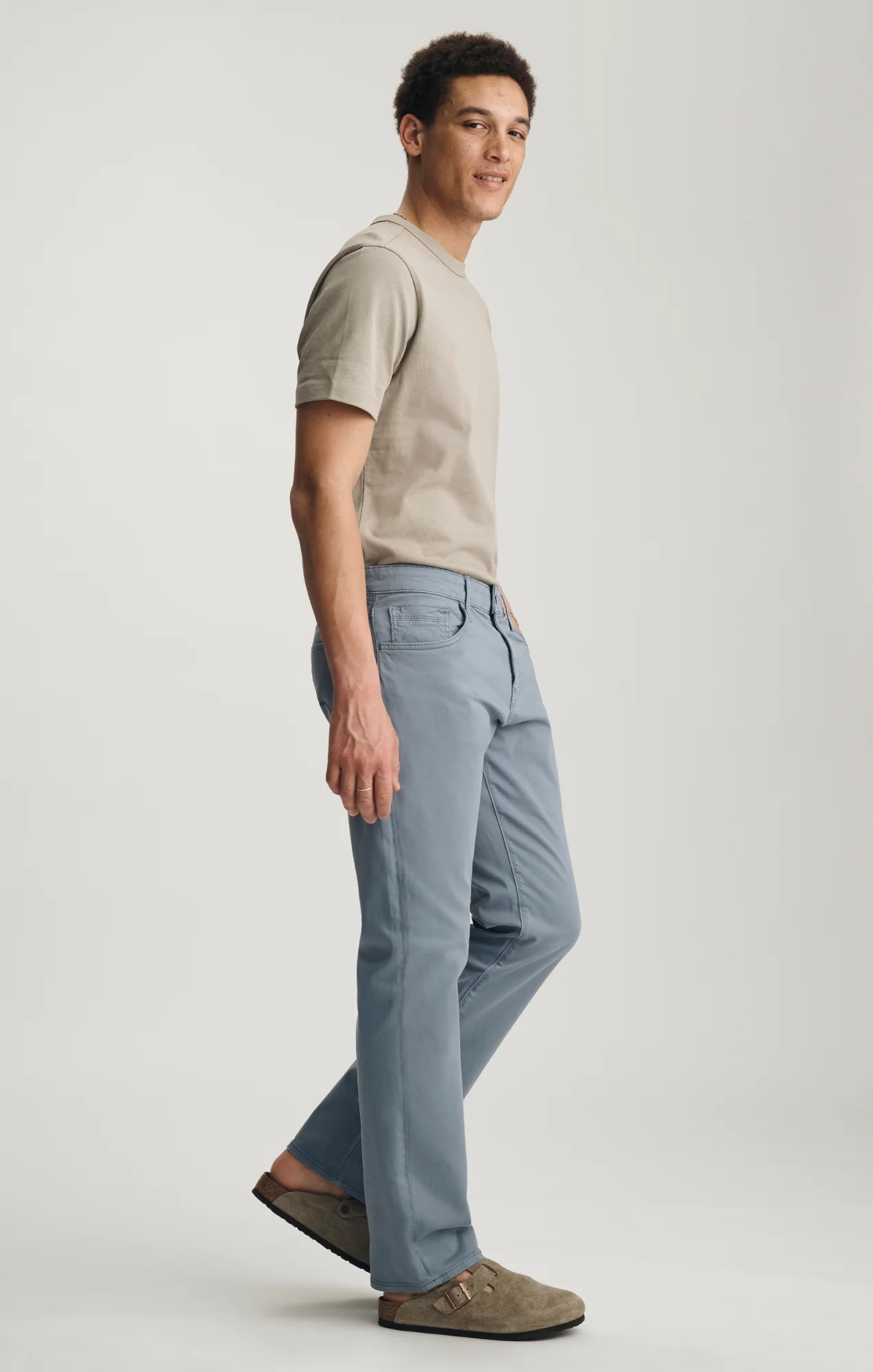 MATT RELAXED STRAIGHT LEG IN STEEL TWILL - Image 2