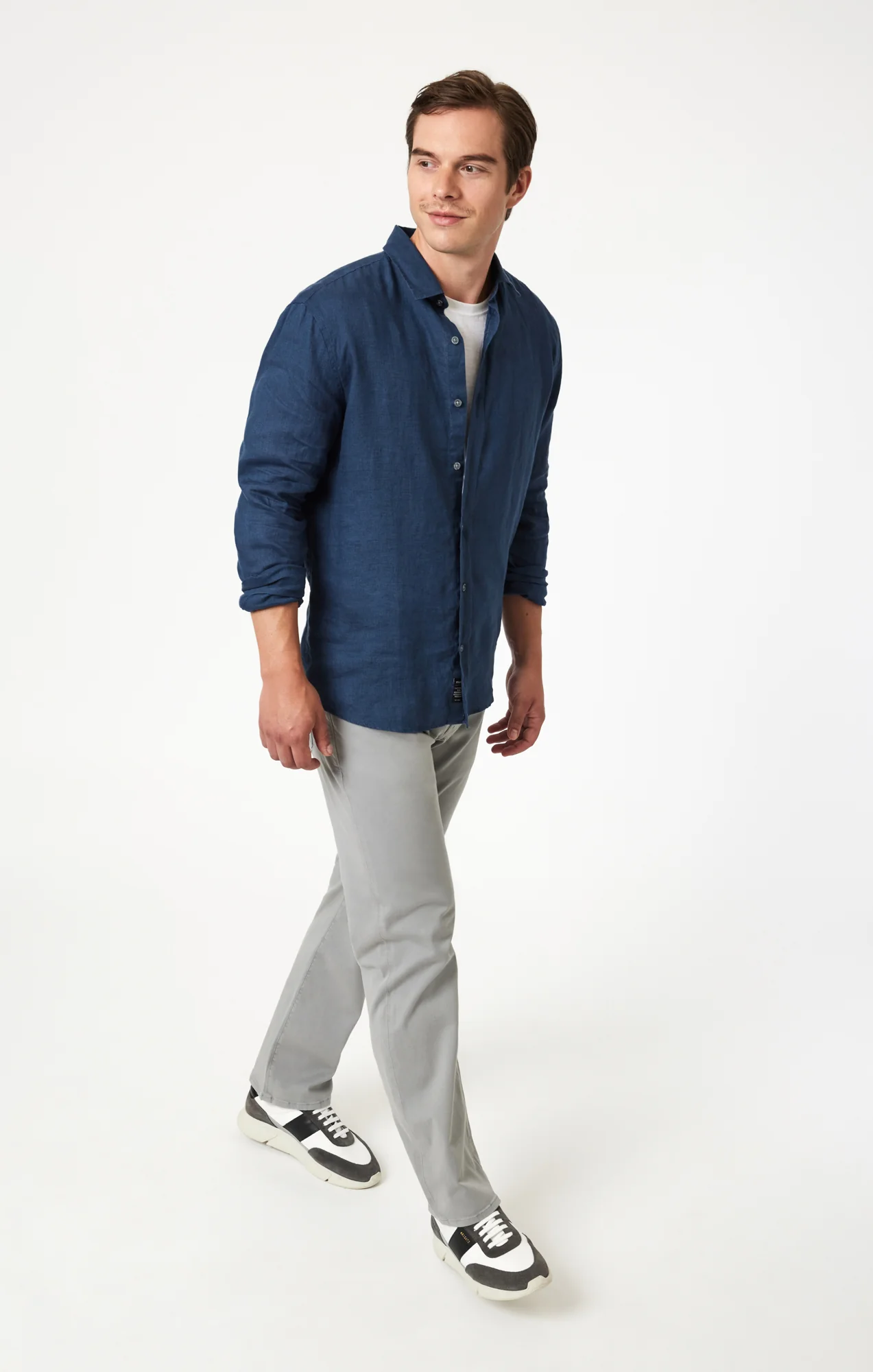 MATT RELAXED STRAIGHT LEG IN STORMY CASUAL TWILL - Image 2