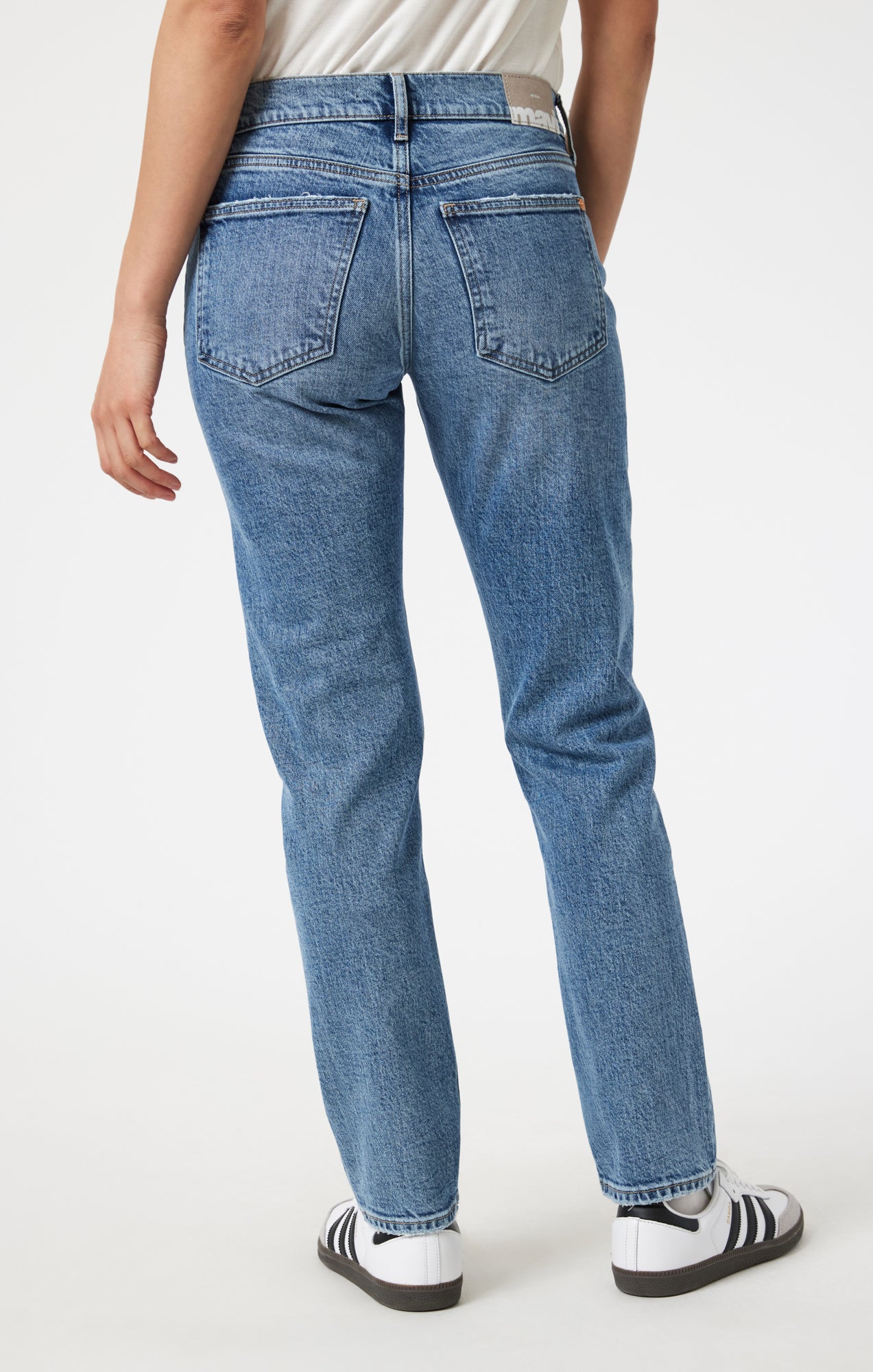 MIRELLA STRAIGHT LEG IN MID BRUSHED CLASSIC BLUE - Image 5