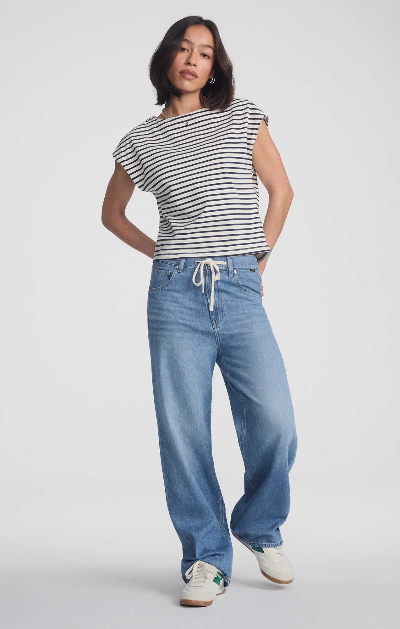 NELLA WIDE LEG IN LIGHT BLUE WELL BLUE - Image 3