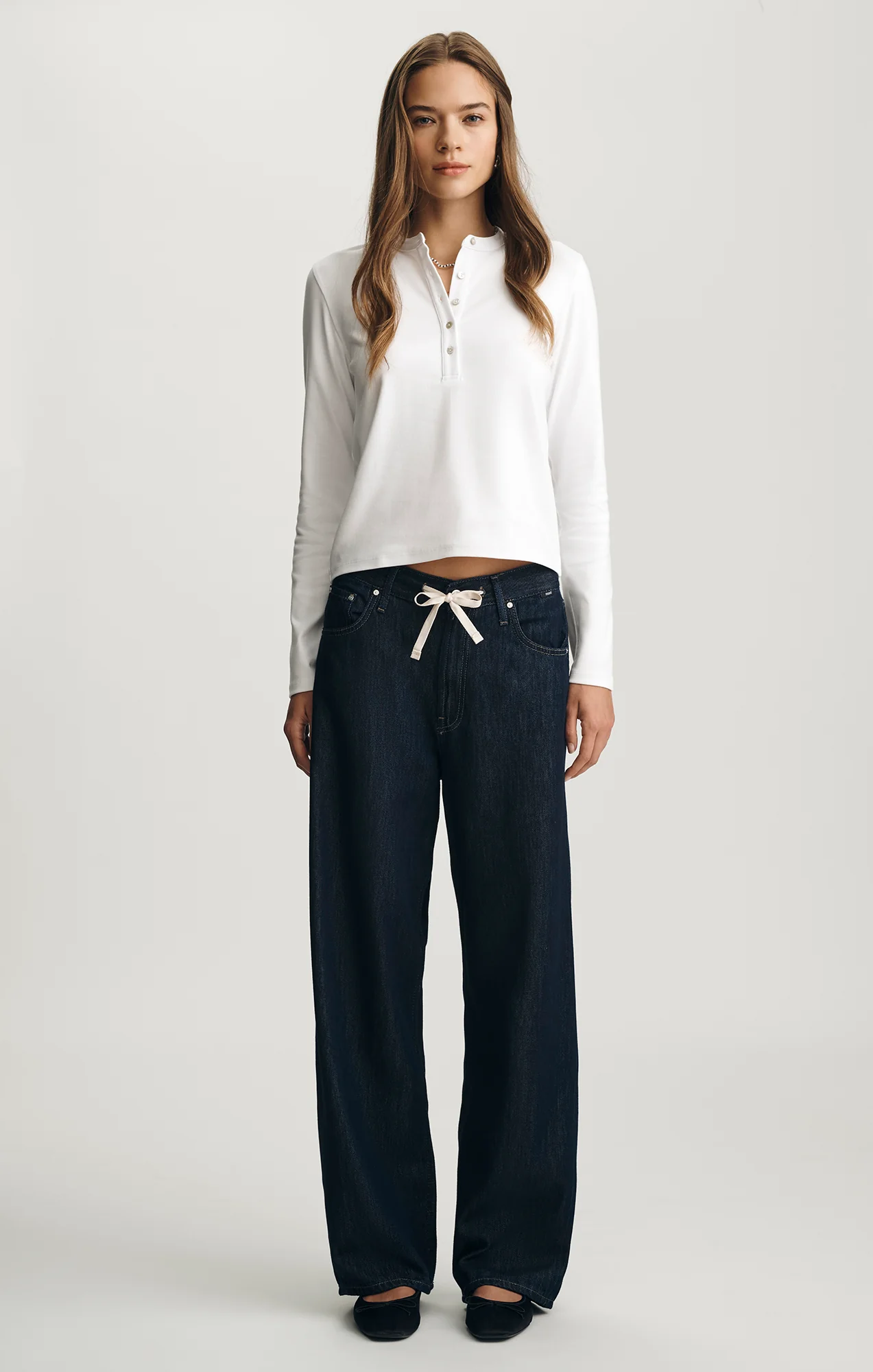 NELLA WIDE LEG IN RINSE WELL BLUE - Image 4