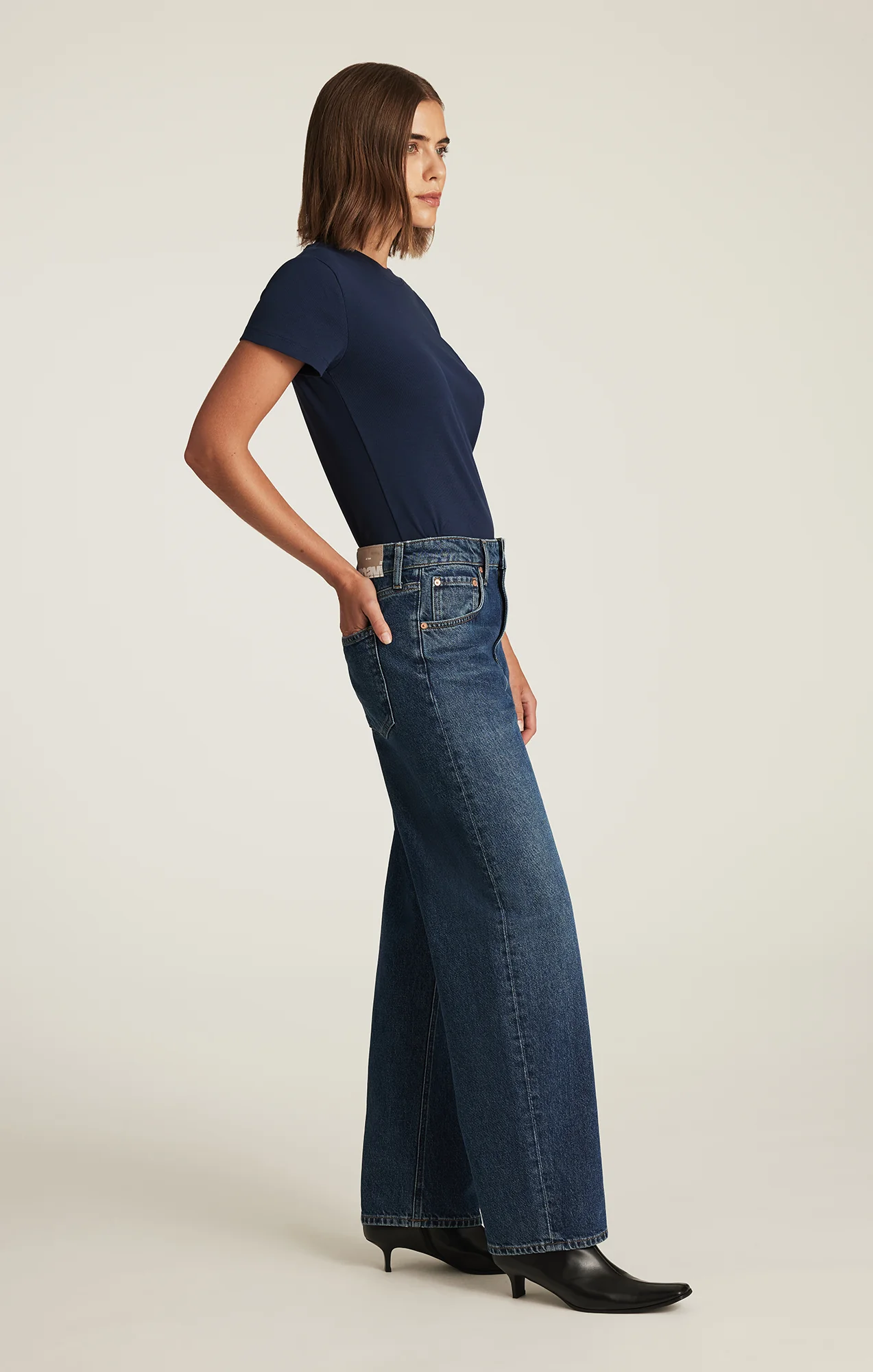 NICA BARREL IN DARK BRUSHED CLASSIC BLUE - Image 2