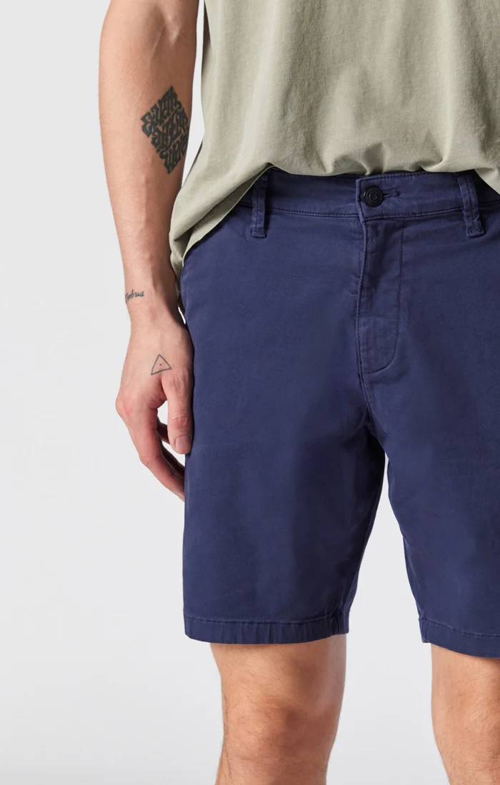 NOAH SHORTS IN DARK NAVY TWILL - Image 3