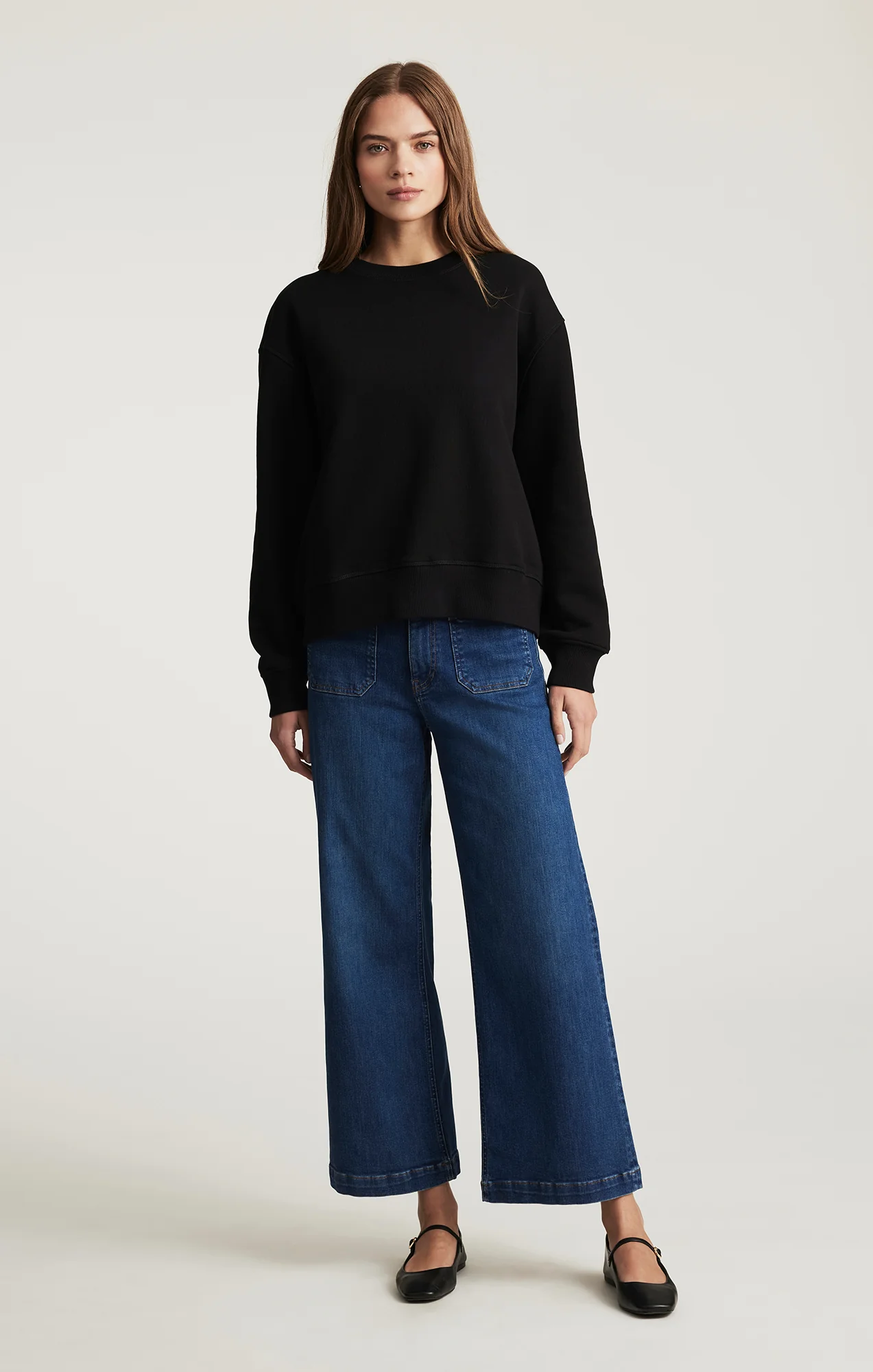 PALOMA MARINE WIDE LEG IN MID SHADED FLEX BLUE - Image 4
