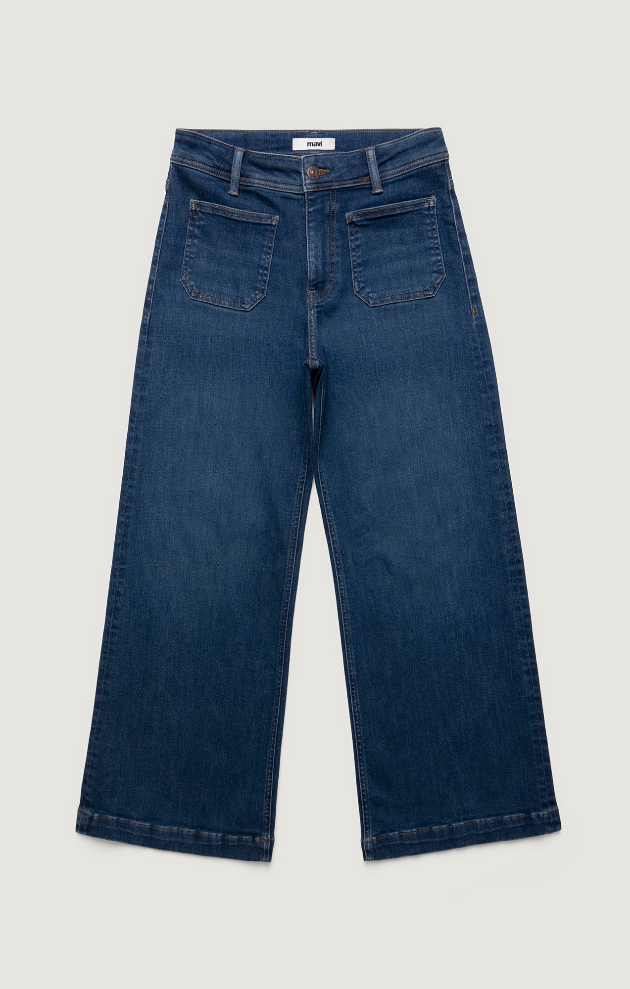 PALOMA MARINE WIDE LEG IN MID SHADED FLEX BLUE - Image 7