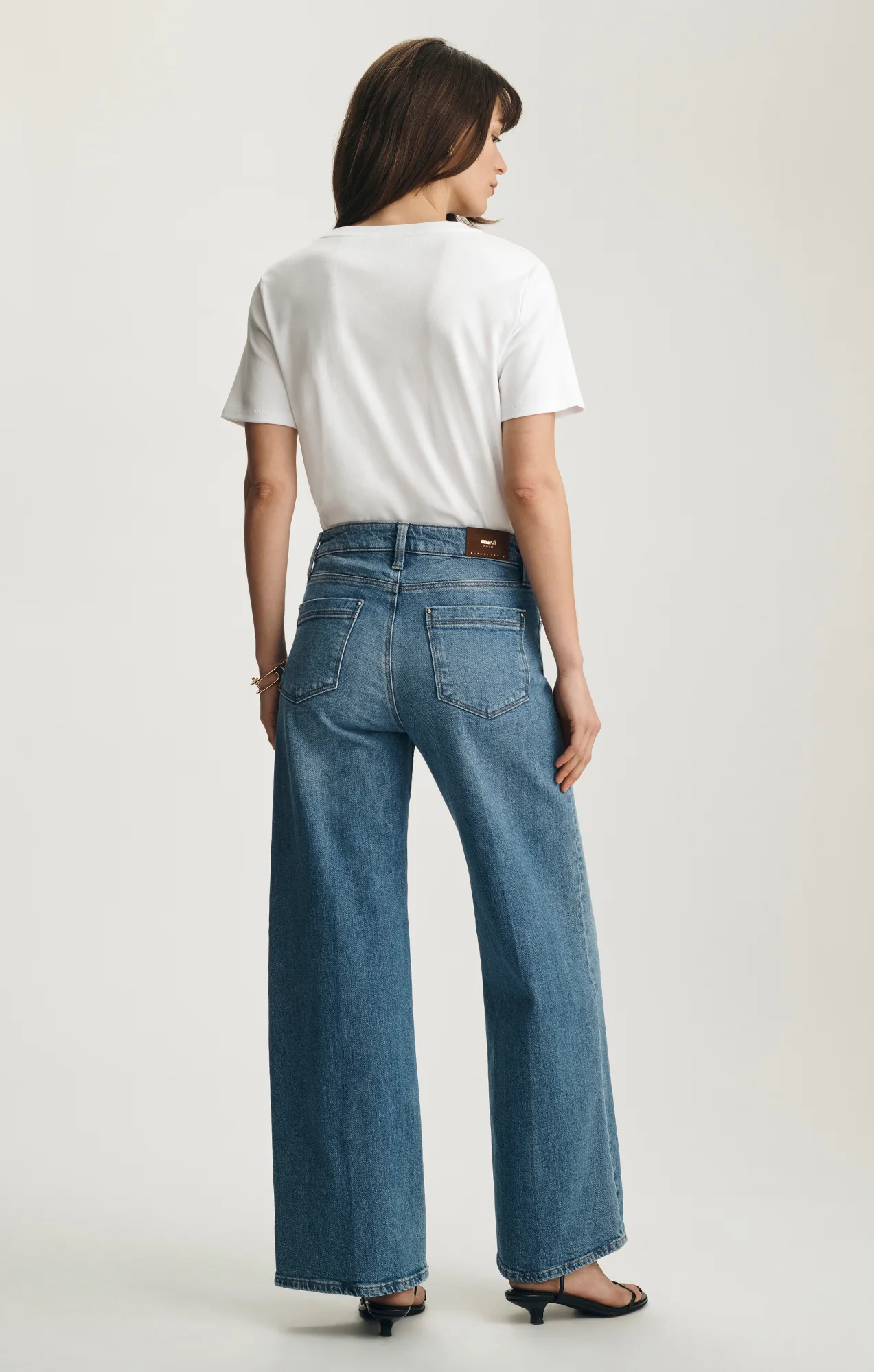 PALOMA WIDE LEG IN MID BRUSHED GOLD PREMIUM - Image 3