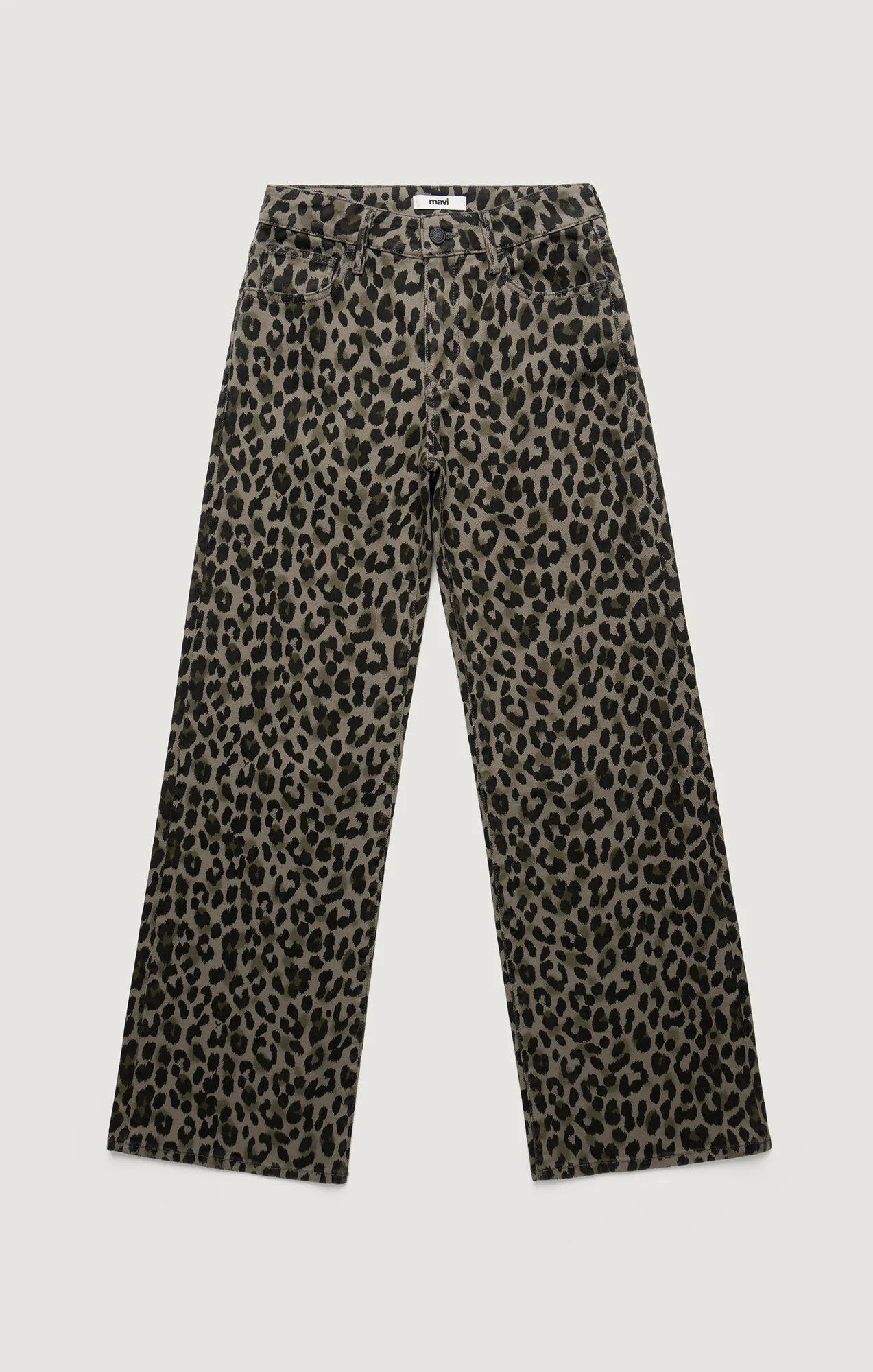 SABRINA WIDE LEG IN GREEN LEO DENIM - Image 7