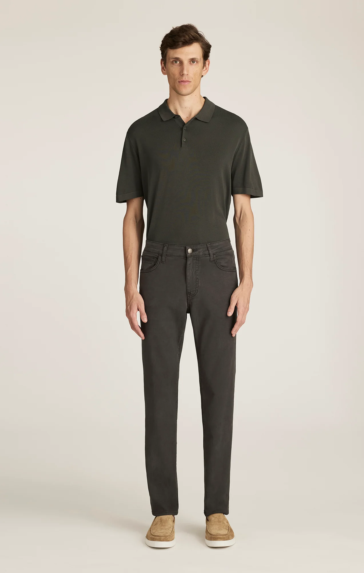 STEVE ATHLETIC FIT IN ASH LUXE TWLL