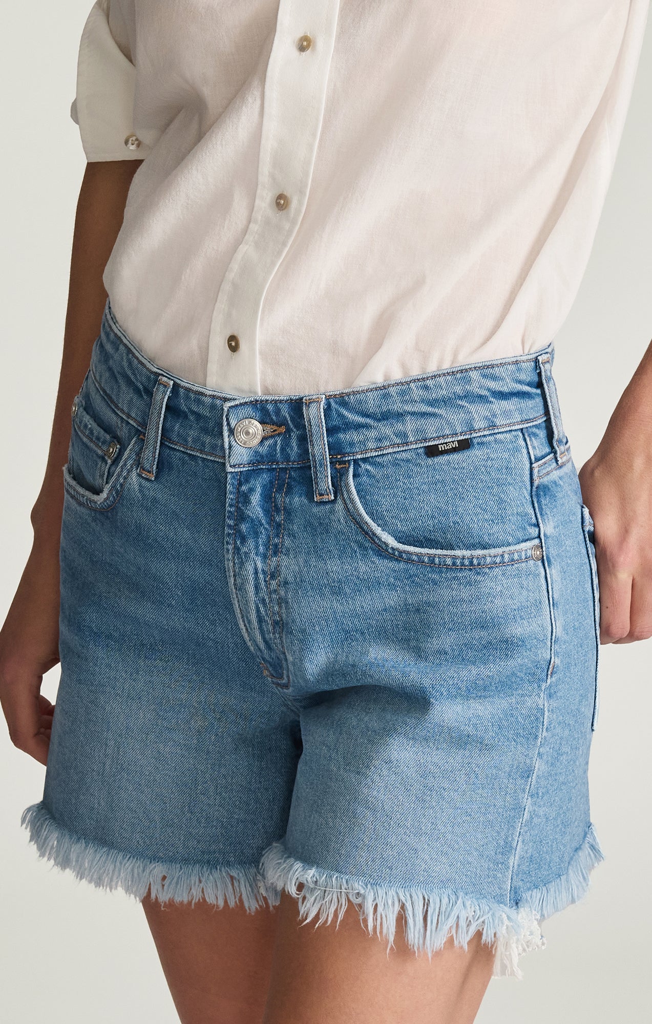TAYLOR RELAXED SHORTS IN LIGHT SHADED CLASSIC BLUE - Image 6