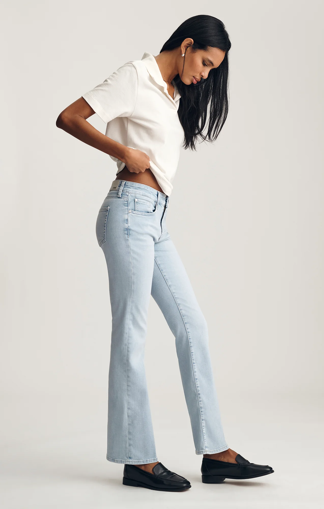 VICKY BOOTCUT IN LIGHT BRUSHED FEATHER LUXE - Image 2