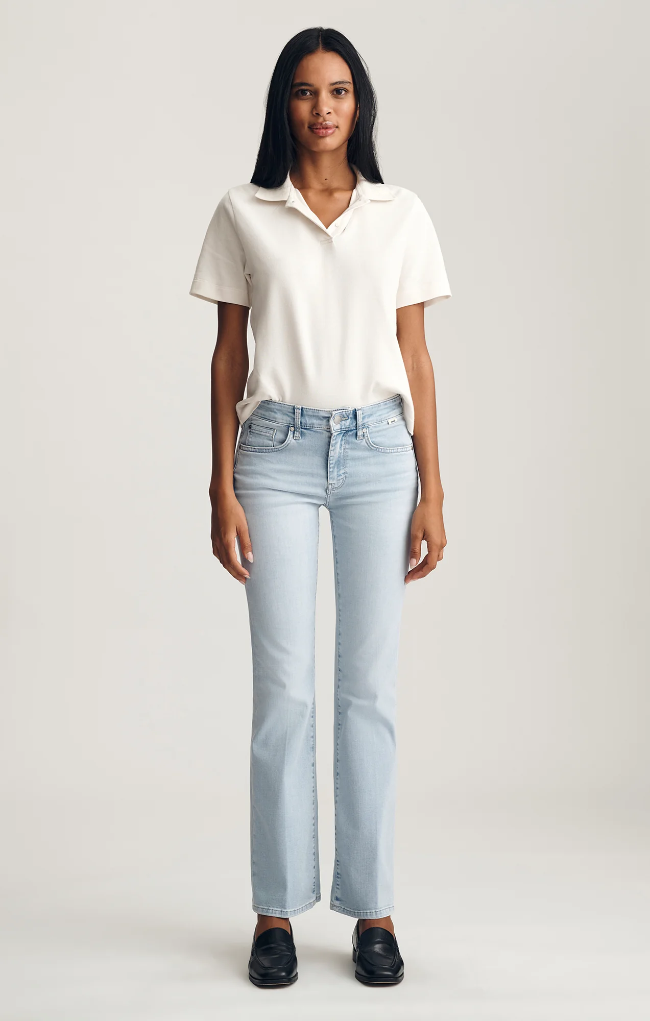 VICKY BOOTCUT IN LIGHT BRUSHED FEATHER LUXE - Image 3