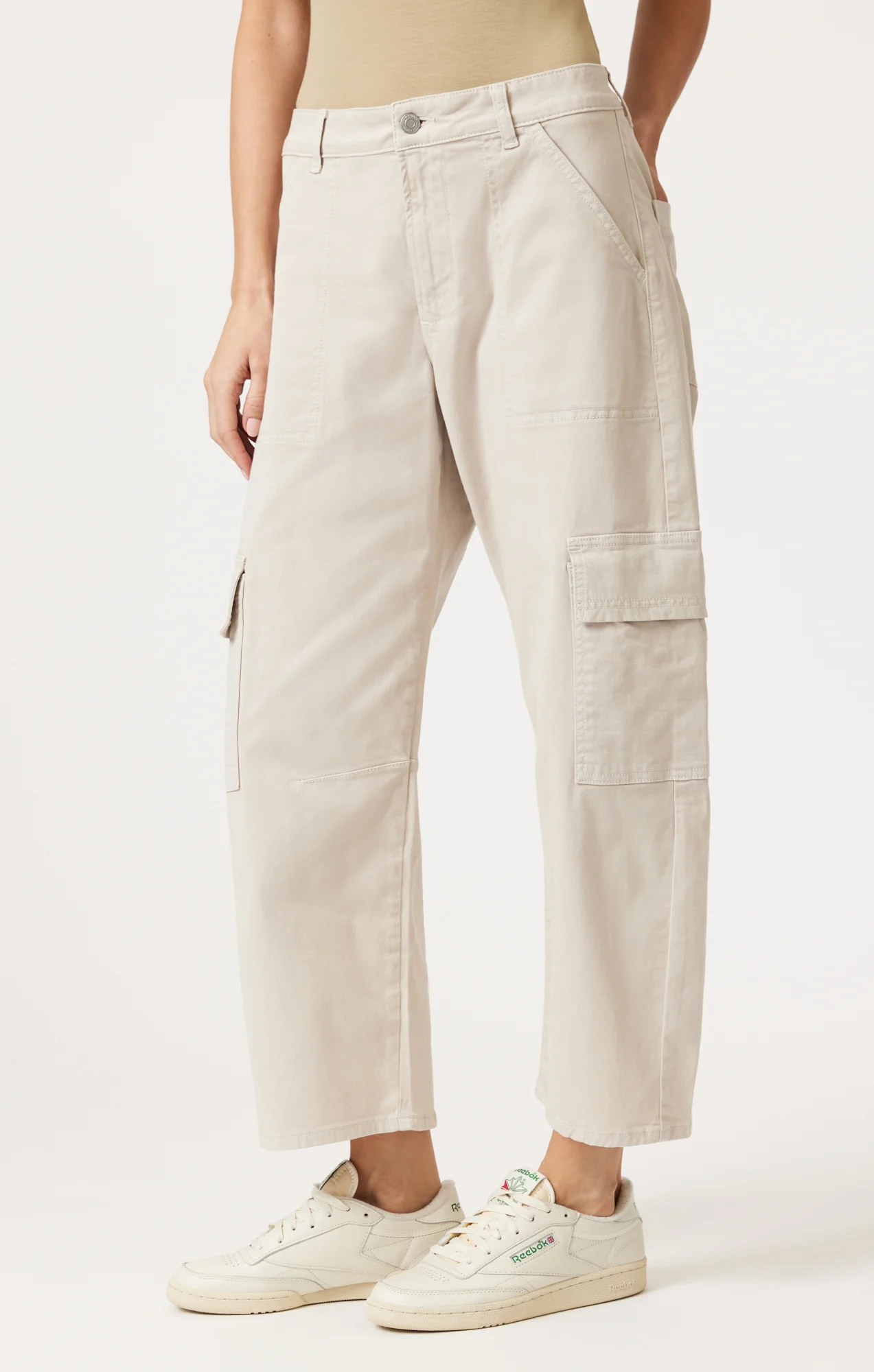 VINNIE BARREL CARGO IN FROST CASUAL TWILL - Image 4