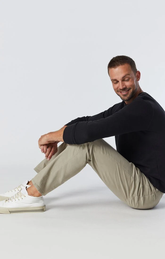 ZACH STRAIGHT LEG IN BEIGE TWILL - Image 6