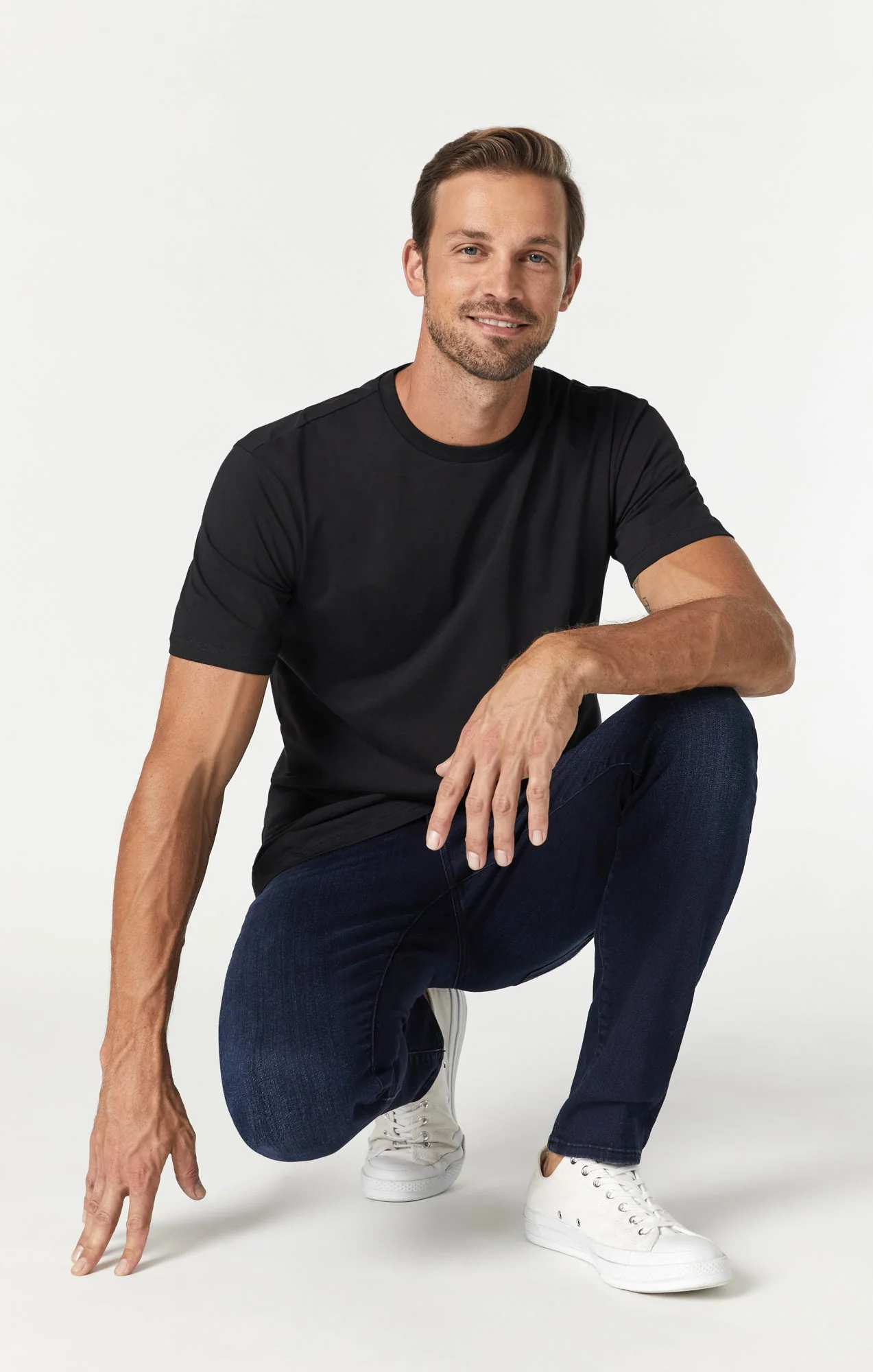 ZACH STRAIGHT LEG IN DEEP BLUE BLACK TONAL WILLIAMSBURG - Image 2