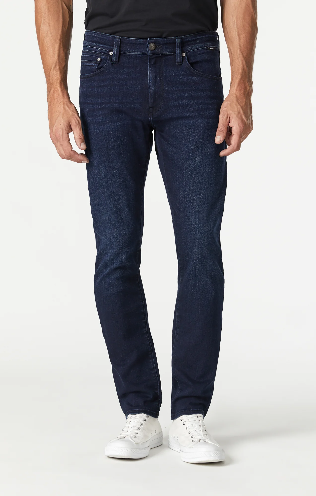 ZACH STRAIGHT LEG IN DEEP BLUE BLACK TONAL WILLIAMSBURG - Image 3