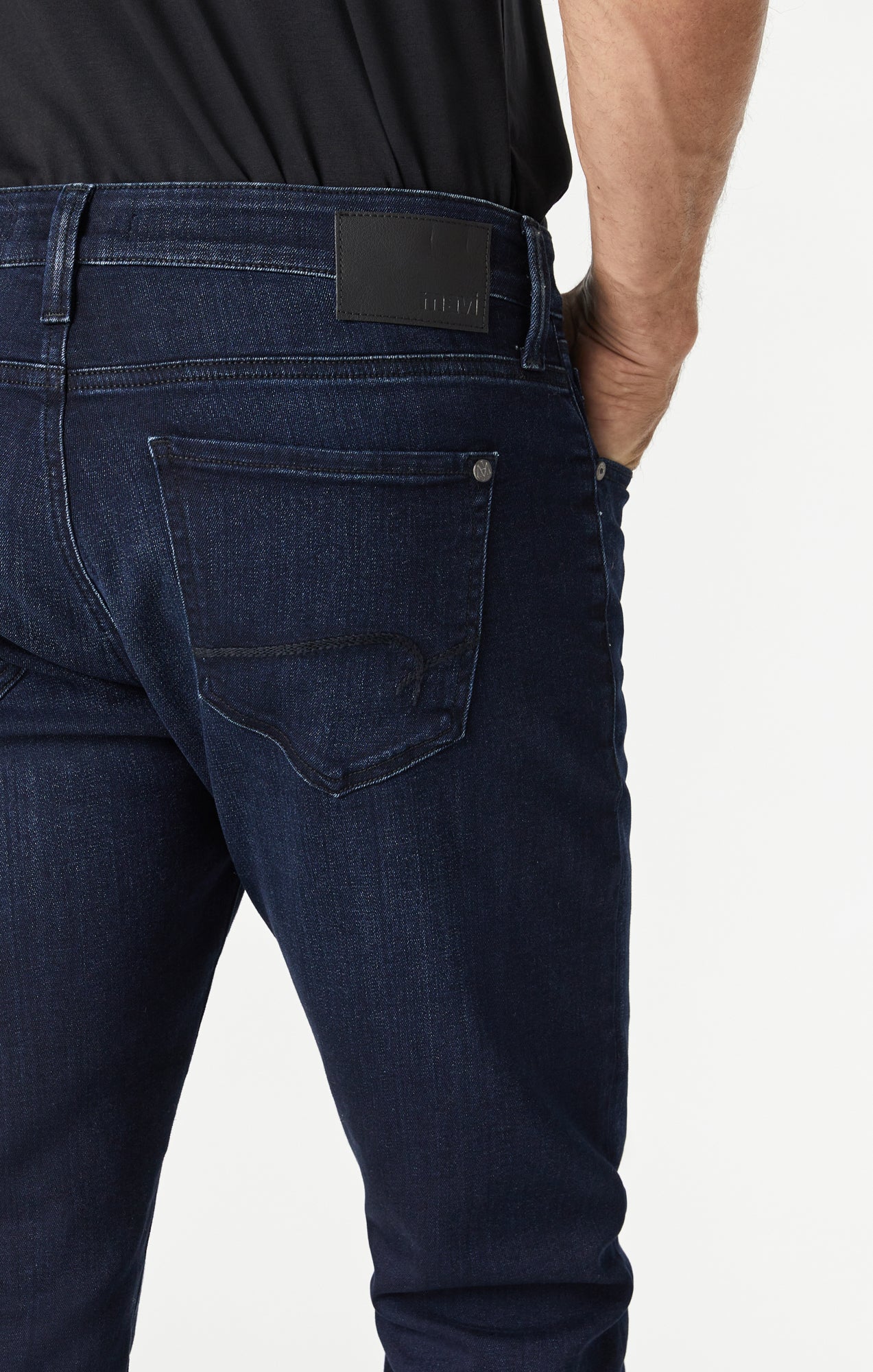 ZACH STRAIGHT LEG IN DEEP BLUE BLACK TONAL WILLIAMSBURG - Image 6