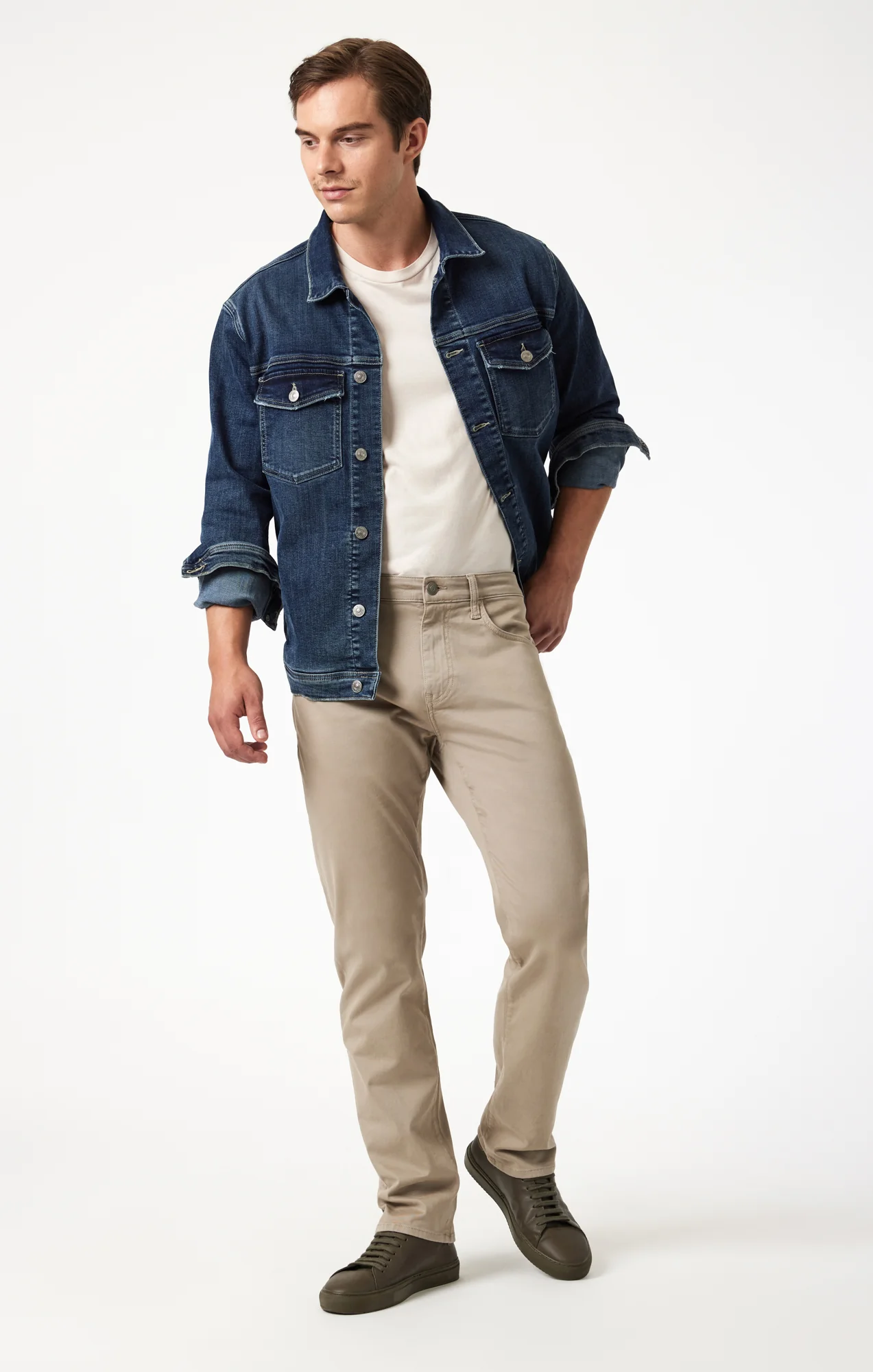 ZACH STRAIGHT LEG IN SAND CASUAL TWILL - Image 2